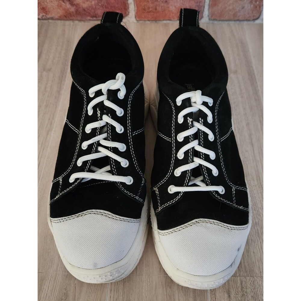 Jeffrey Campbell Women's Sneakers Size 8.5 Black Fabric White Chunky Soles